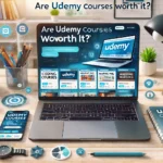 A-professional-and-visually-appealing-featured-image-for-a-blog-post-about-online-courses-focusing-on-Udemy.-The-image-should-include-a-laptop-or-des