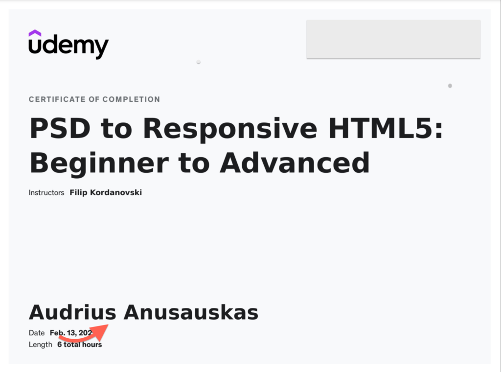 Audrius Anusauskas Udemy course certificate, are udemy courses worth it, are udemy courses acredited